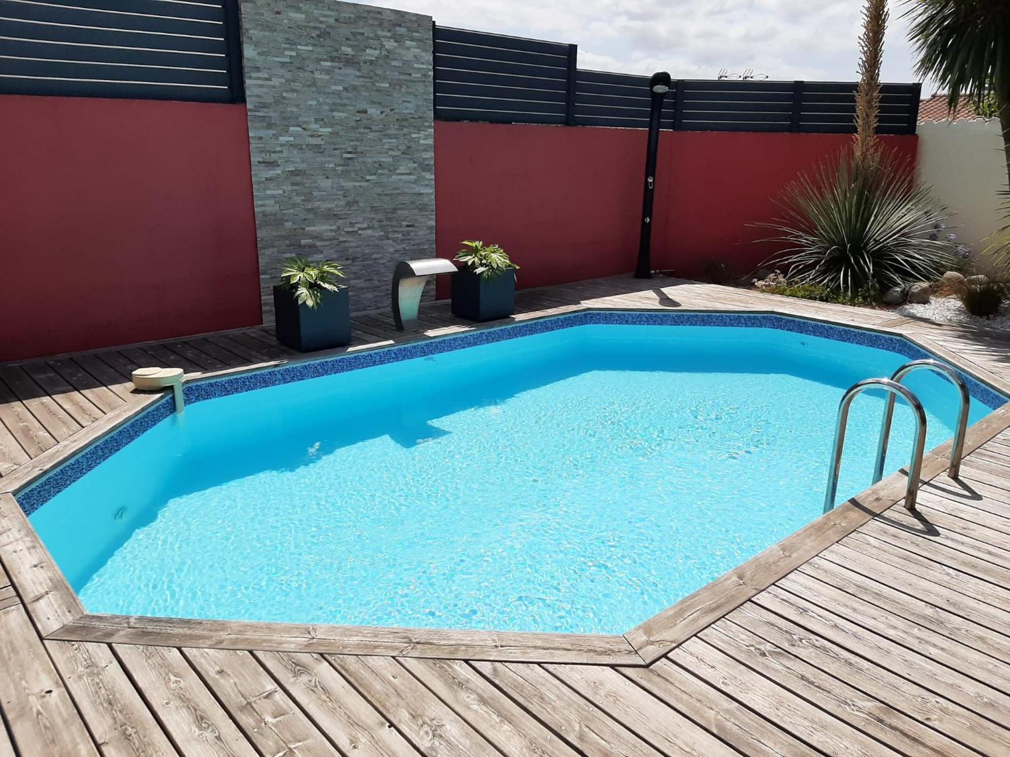 Studio Independant Chez L'Habitant Avec Piscine Et Cuisine Exterieures La Rochelle  Exterior foto
